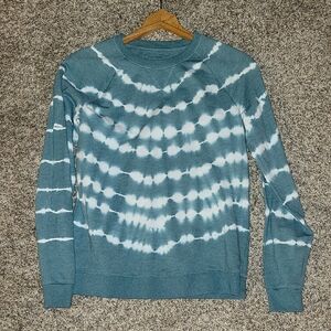 Sonoma Blue/green and White Crewneck Sweatshirt